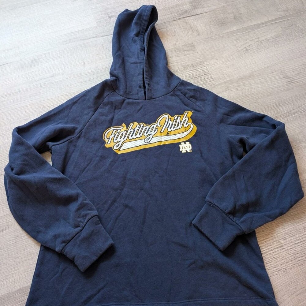 Notre Dame Fighting Irish Hoodie Missing Strings Youth Large